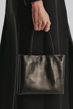 Leather Cecily Top Handle Bag